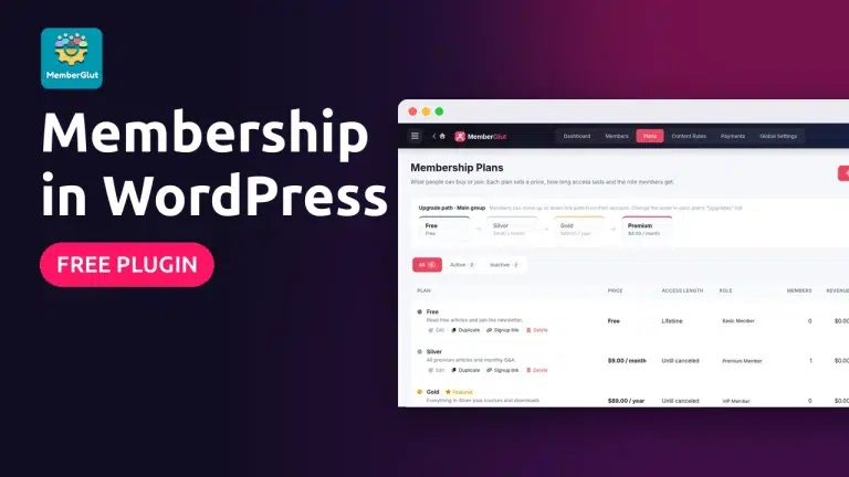 How to Create a Membership Site in WordPress (Free)